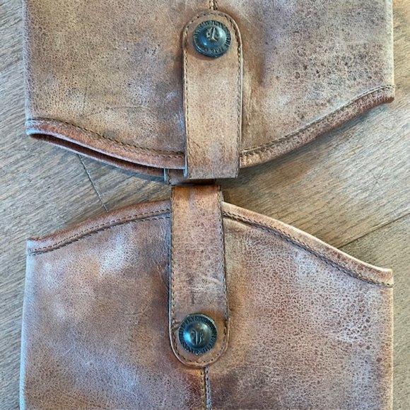 Frye Jackie Button Washed Antique Pull Up Leather Boots | Size 6 | Cognac - Picture 7 of 8